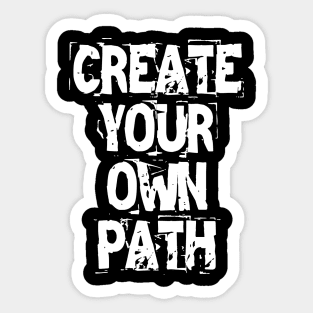 Create Your Own Path Sticker